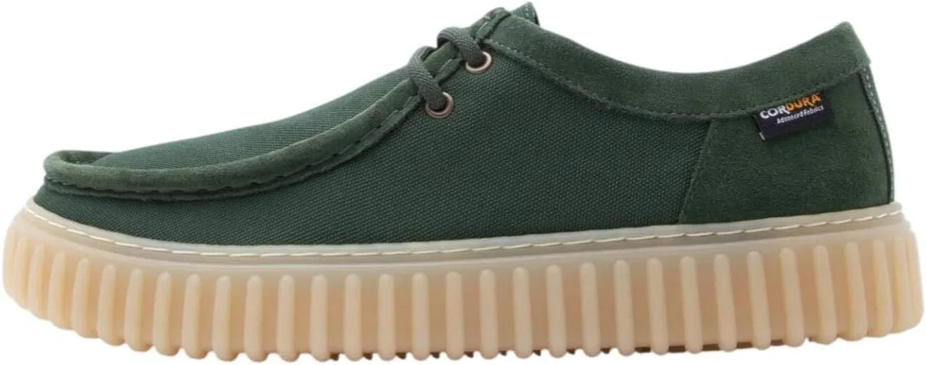 Туфли Clarks Originals Unisex Torhill LoSHOE, Green Textile