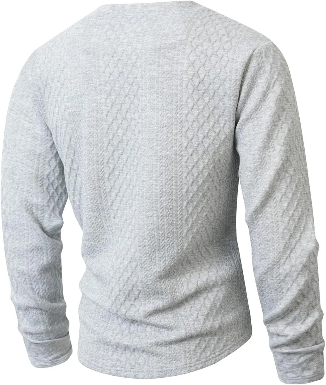 Джемпер для мужчин Jacquard Loose Fit Crewneck — фото 4