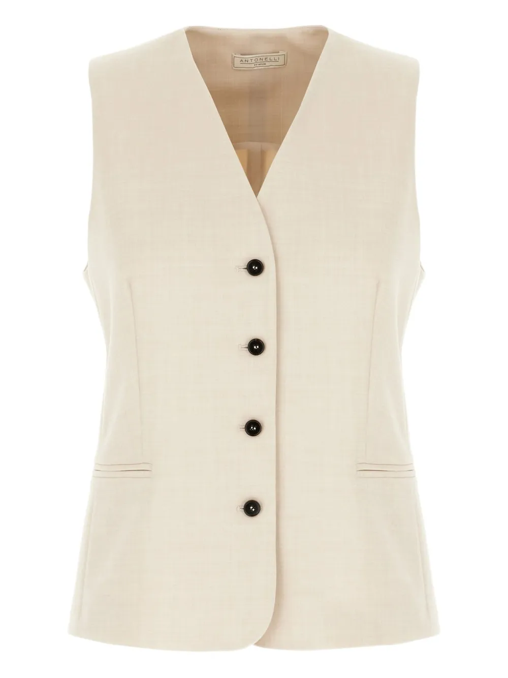 

Жилет на пуговицах Antonelli, нейтральный