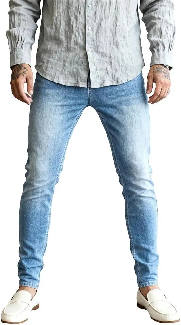 Джинсы мужские, синие, G03lan