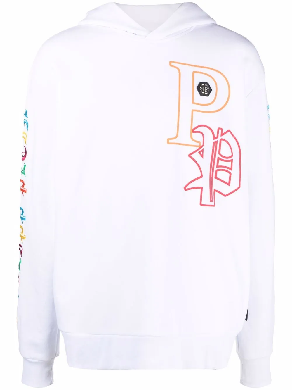 

Худи Gothic Plein с вышивкой Philipp Plein, белый
