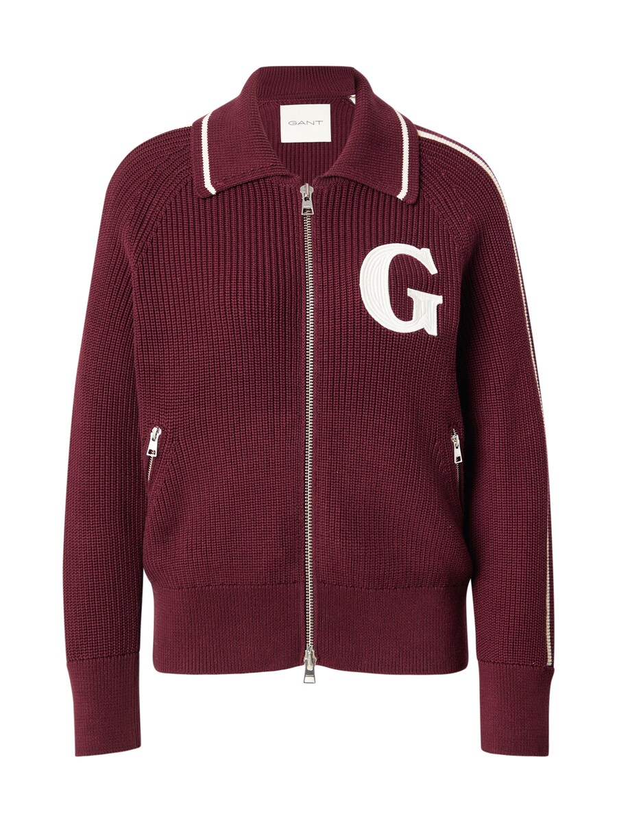 

Вязаный кардиган GANT, Wine red