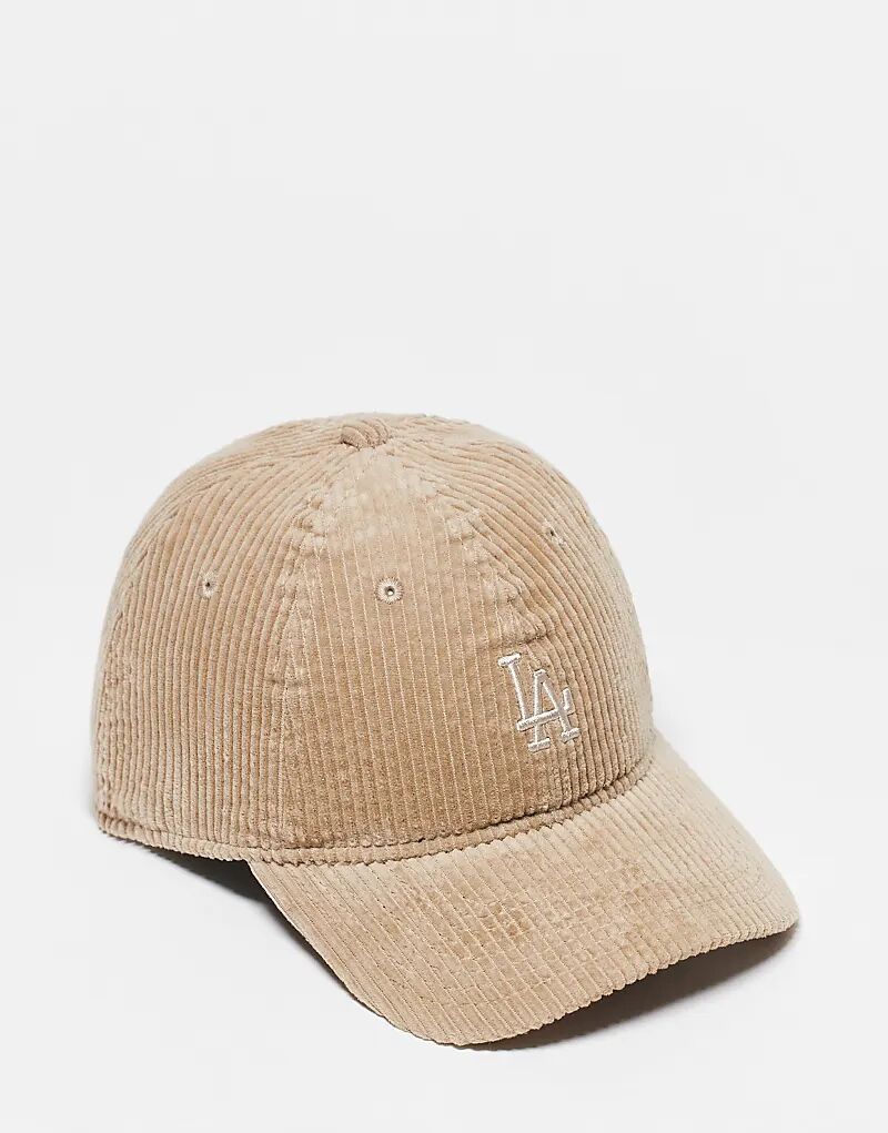 

Кепка LA Dodgers cord 9twenty бежевого цвета New Era