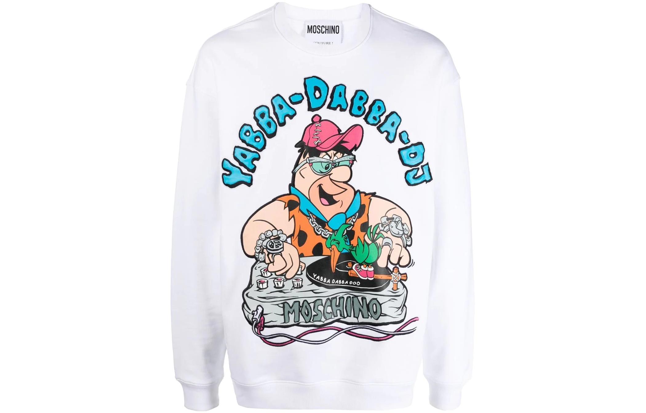 

MOSCHINO Свитшот унисекс белый