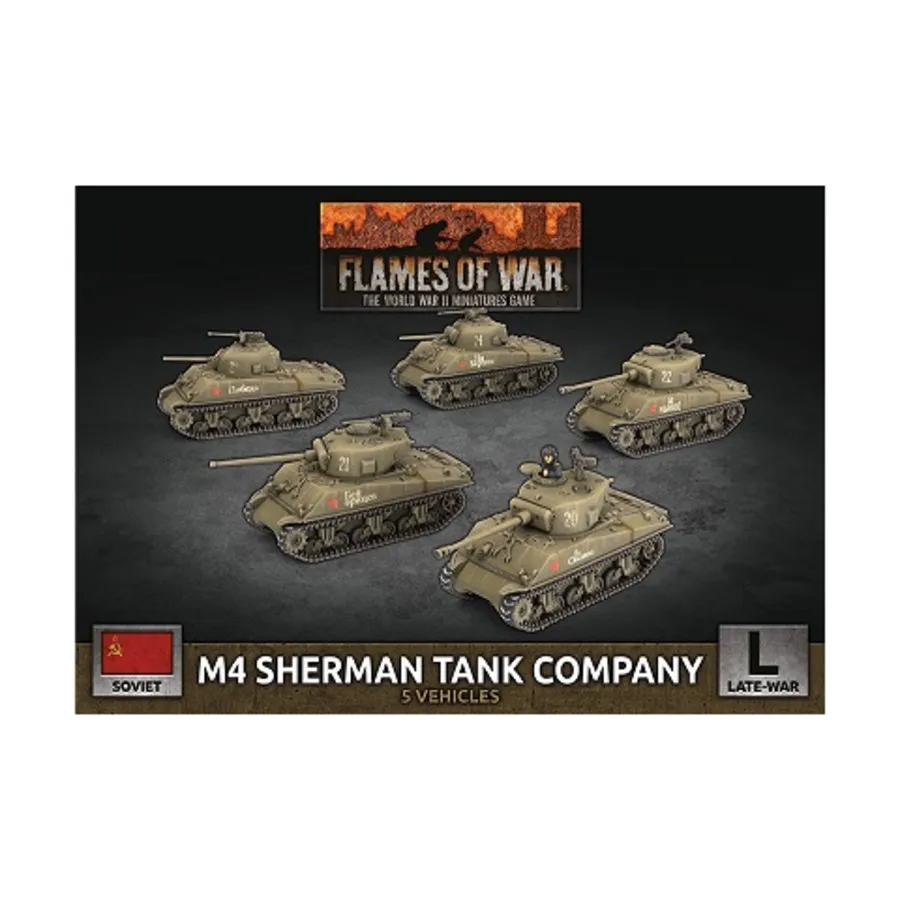 

Танковая рота М4 Шерман, Flames of War - WWII - Soviet - Tanks (4th Edition)