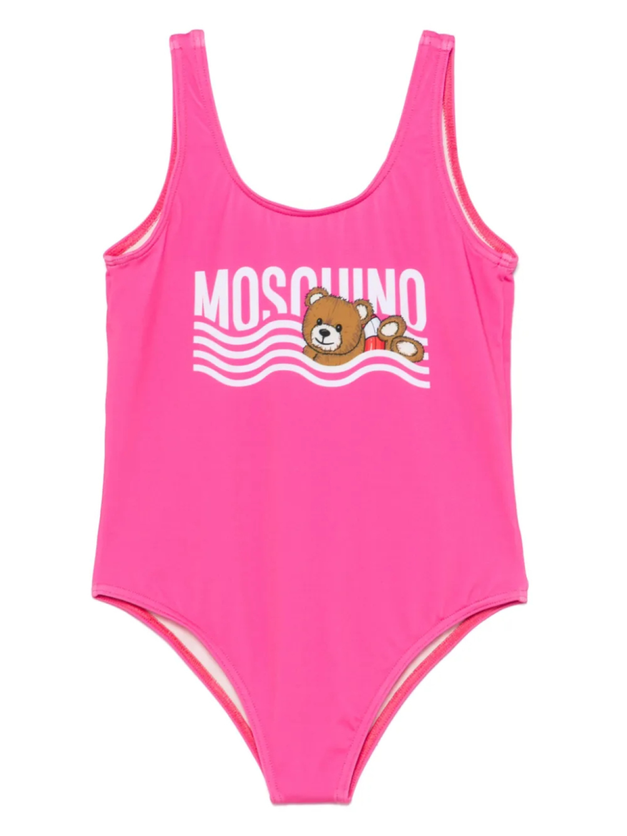 

Купальник с логотипом Moschino Kids, розовый