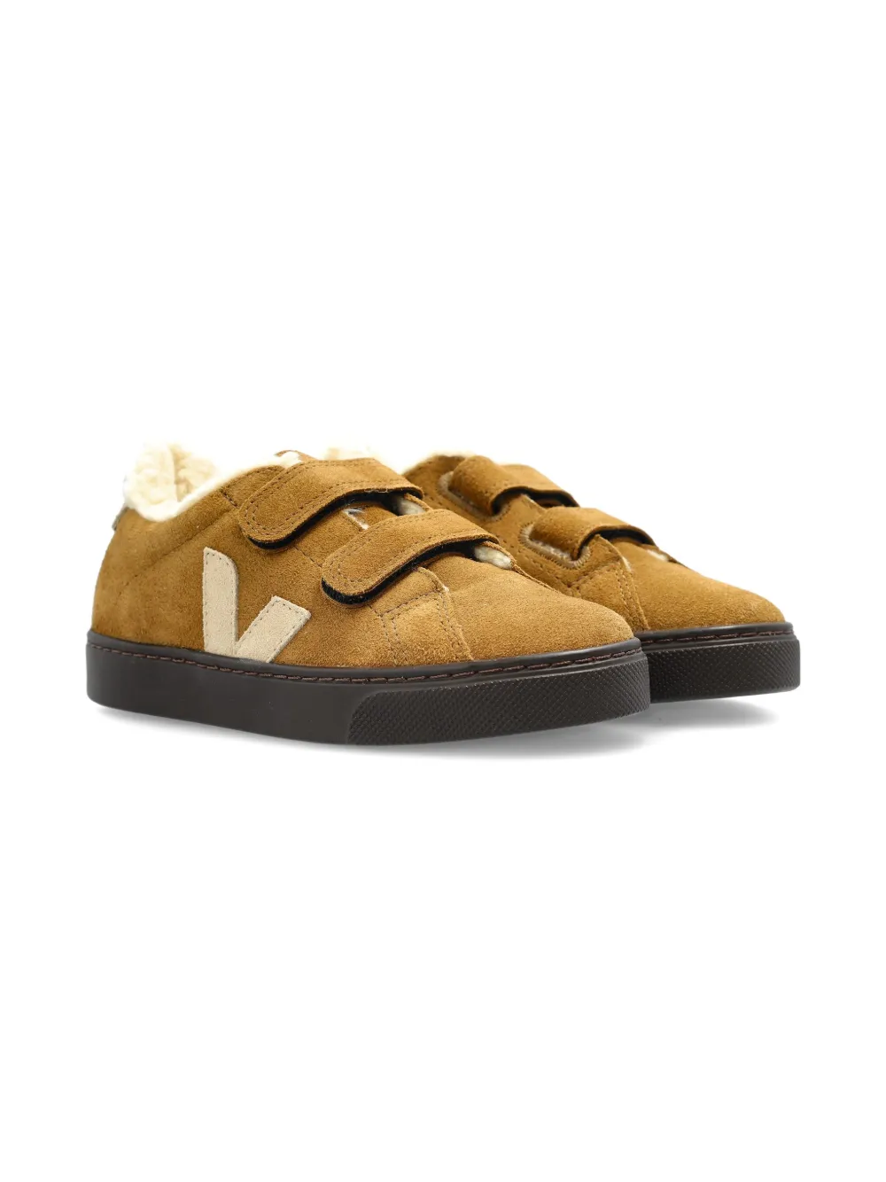 

Кроссовки Esplar v-logo VEJA Kids, коричневый