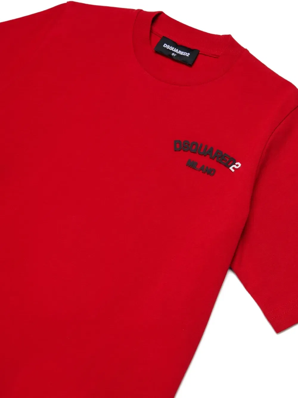 Футболка с круглым вырезом Dsquared2 Kids, красный — фото 3