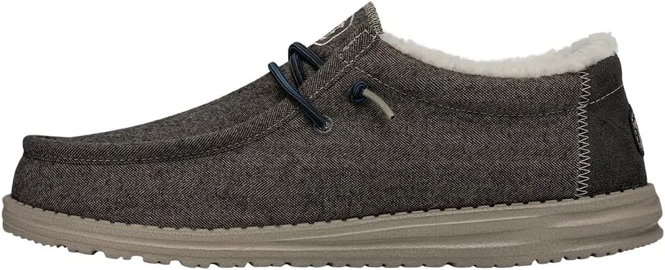 Туфли HEYDUDE Herren Wally Herringbone Moccasin, Choco