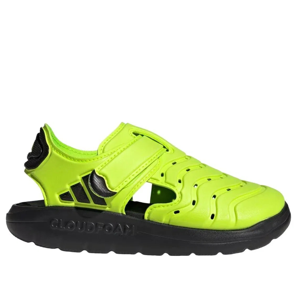 Сандалии Adidas Water Sandal 2 'Lucid Lemon Black' HQ4994, зеленый — фото 2