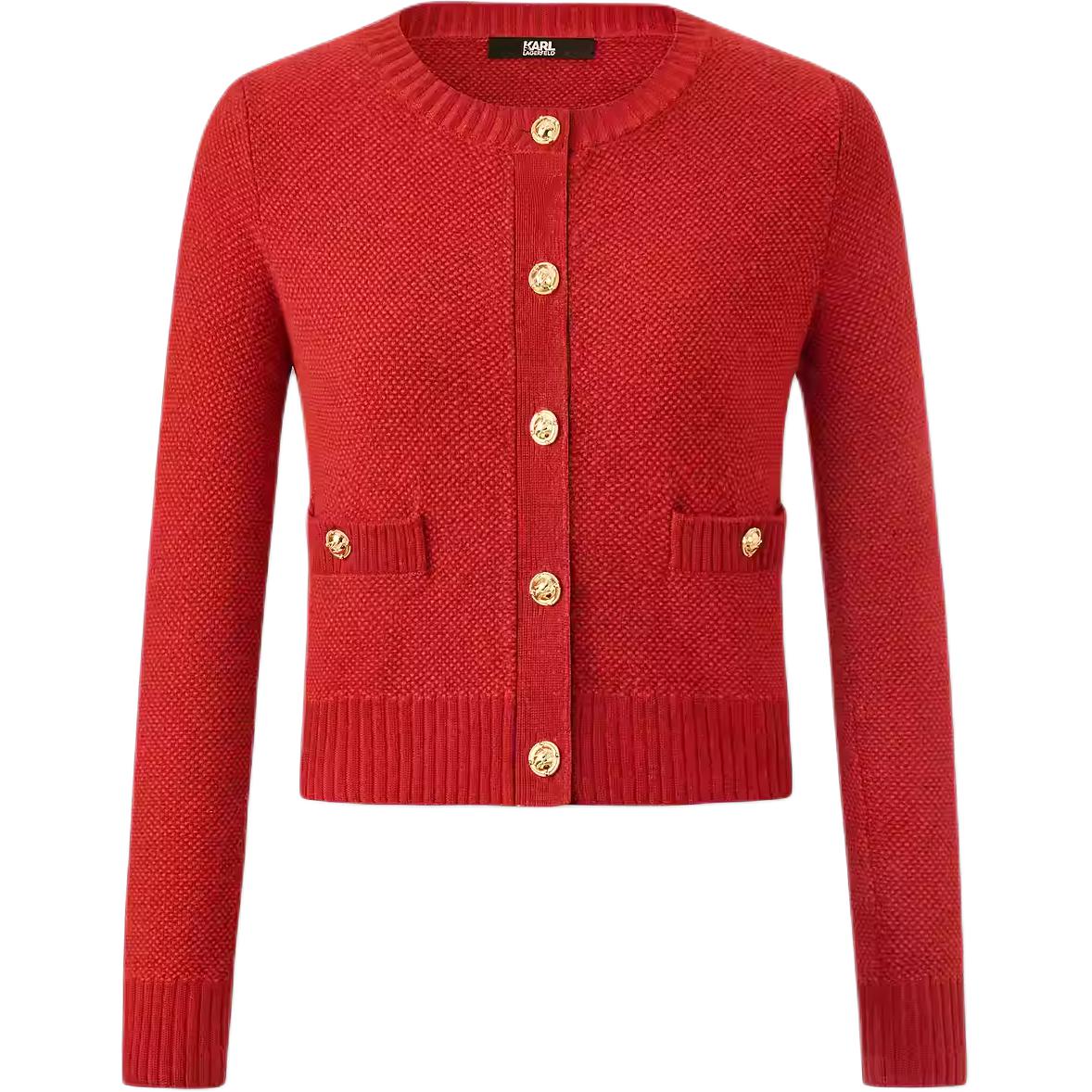 

KARL LAGERFELD / Karl Lagerfeld Jeans Вязаный свитер KARL LAGERFELD женский красный