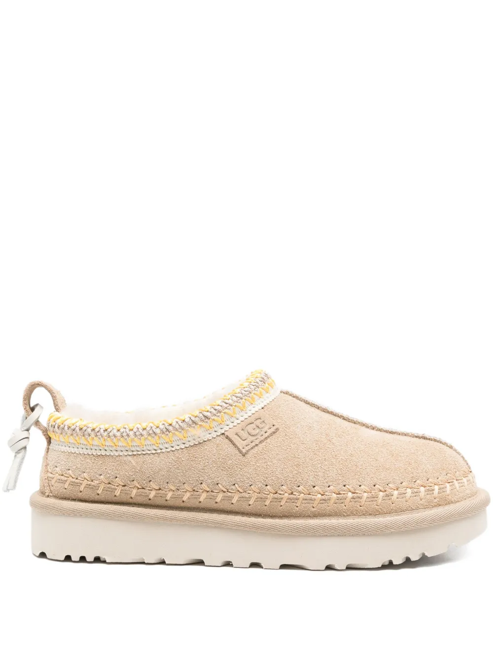 Тапочки UGG с узором, кремовый