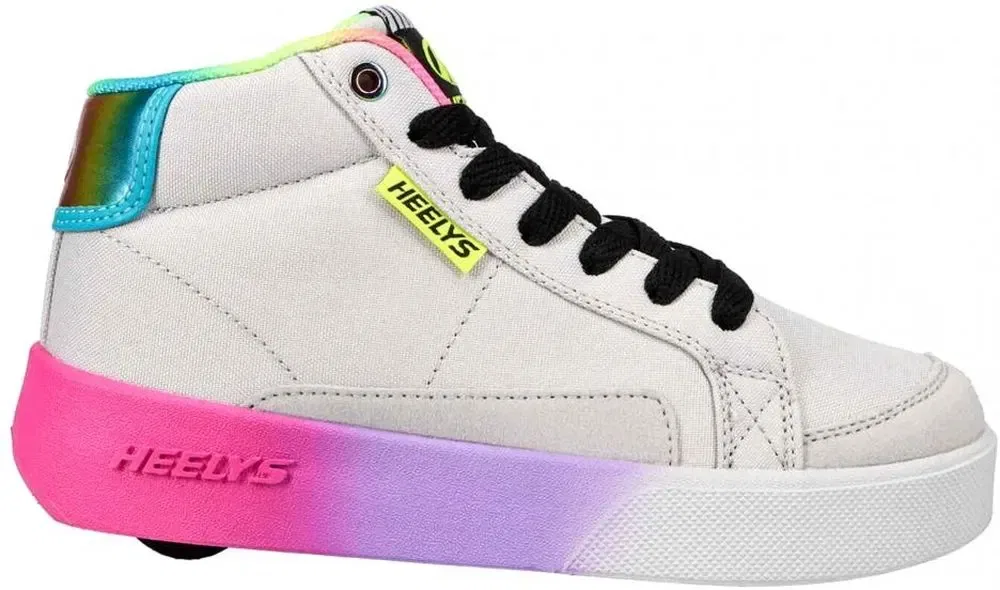 Сникерсы низкие с колесиками Heelys, серый