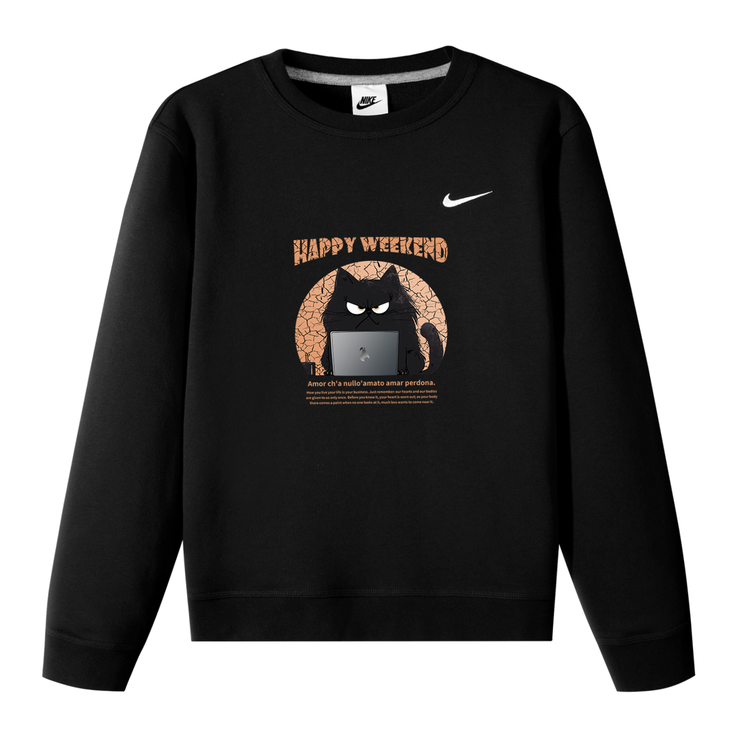 

Nike Свитшот унисекс черный