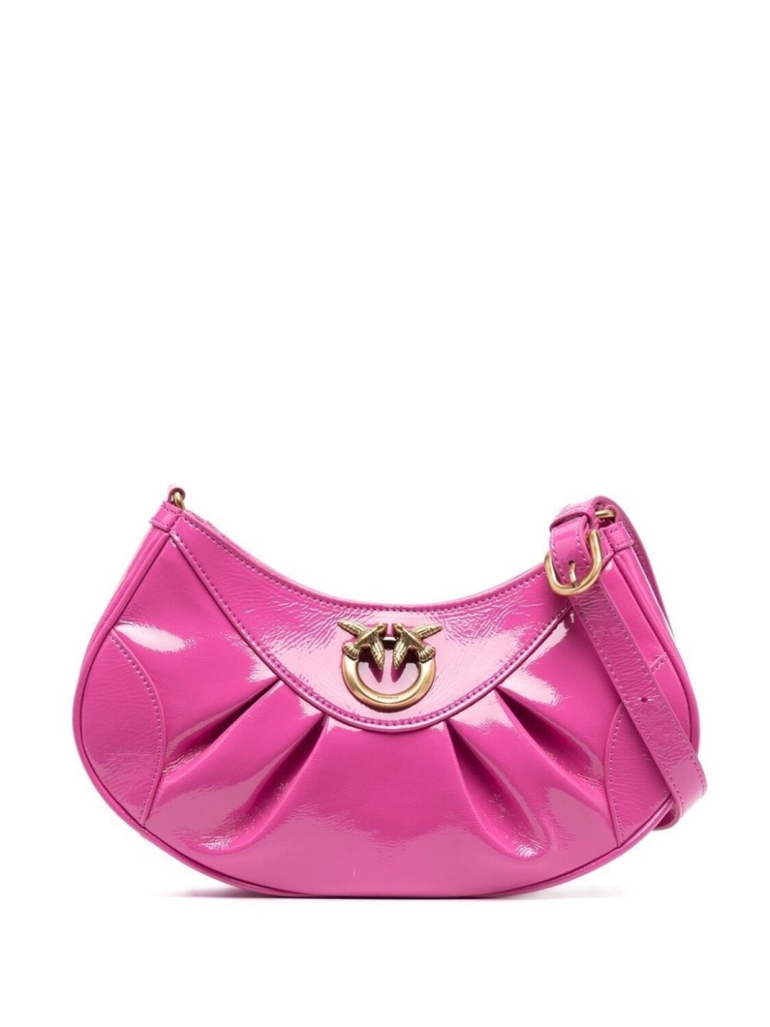 

PINKO сумка через плечо с логотипом, розовый