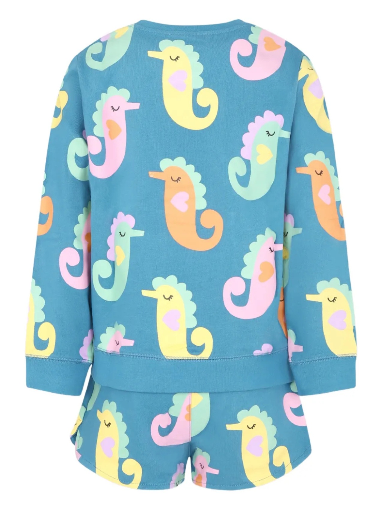 Шорты с принтом (комплект из двух штук) Stella McCartney Kids, синий — фото 2