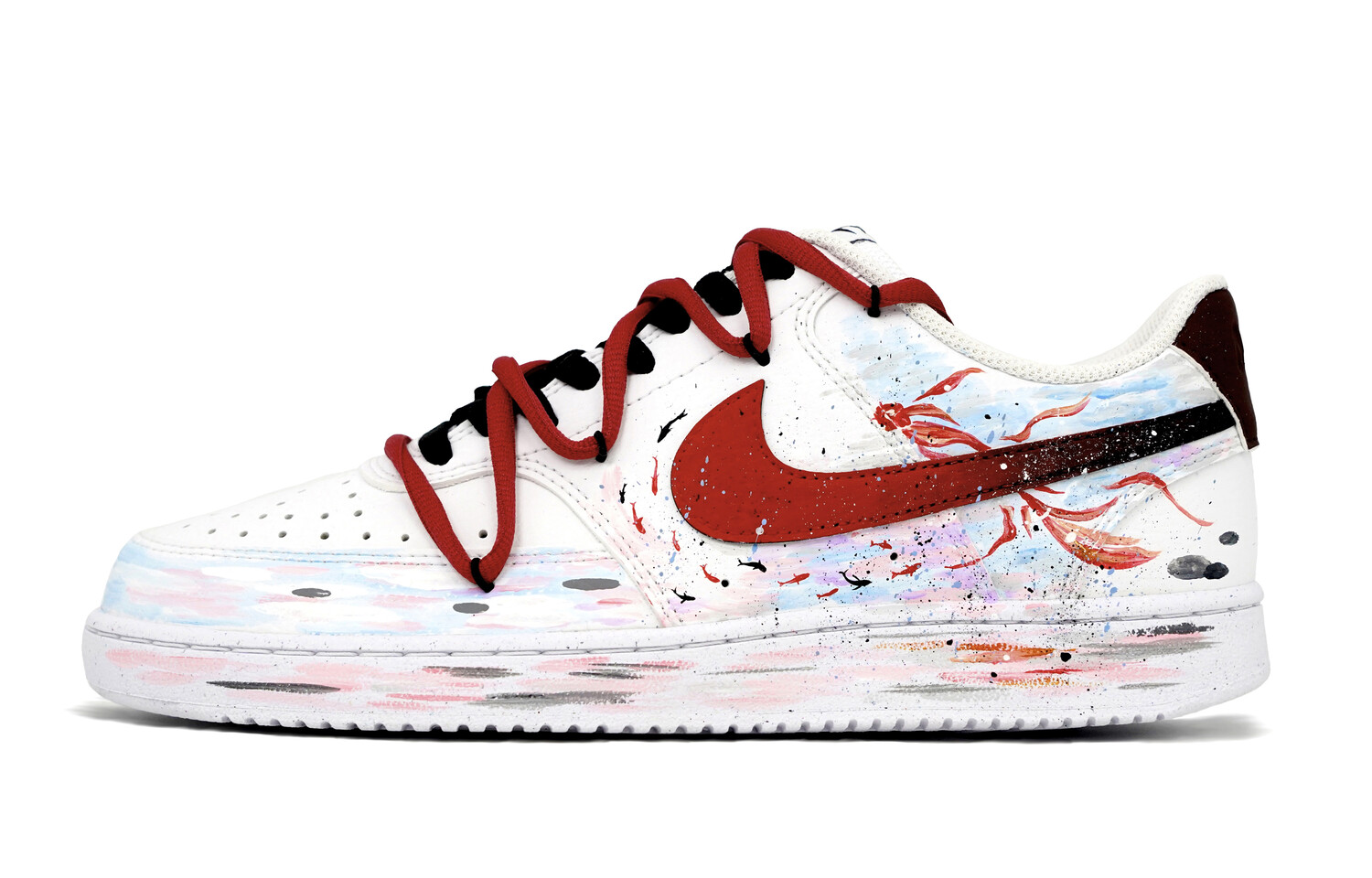 

Мужские кроссовки для скейтбординга Nike Court Vision 1, And pedicle red scales