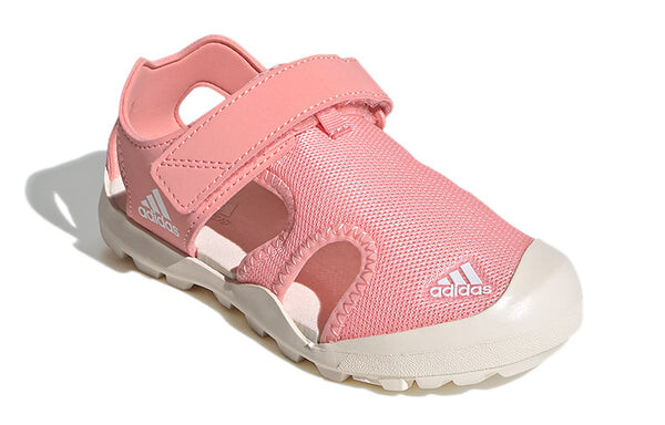 Сандалии terrex captain toey k velcro outdoor flat heel минималистичные спортивные розовые сандалии Adidas, розовый — фото 3