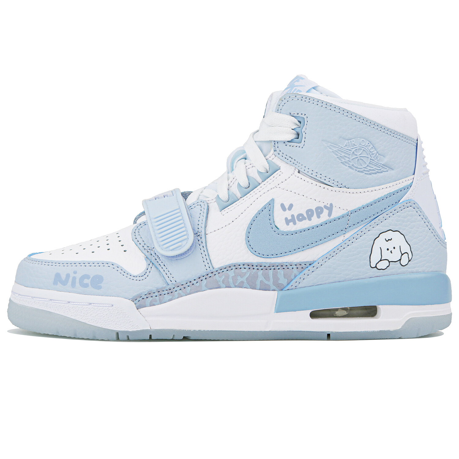 

Кроссовки JORDAN Legacy 312 Vintage Basketball Shoes Women's Mid-Top Blue White