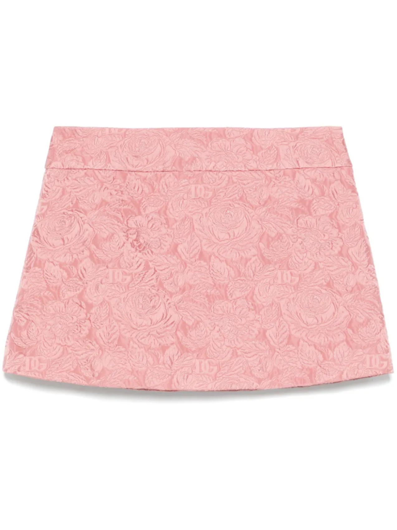 

Мини-юбка из парчи Dolce & Gabbana, розовый