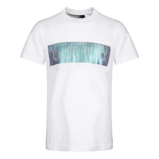 

Футболка logo round neck short sleeve white Adidas, белый