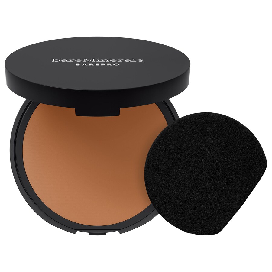

Тональная основа BAREPRO 24HR Skin Perfecting Talc-Free Matte Powder Foundation bareMinerals, 0.28 oz /8 g, Deep 50 Cool
