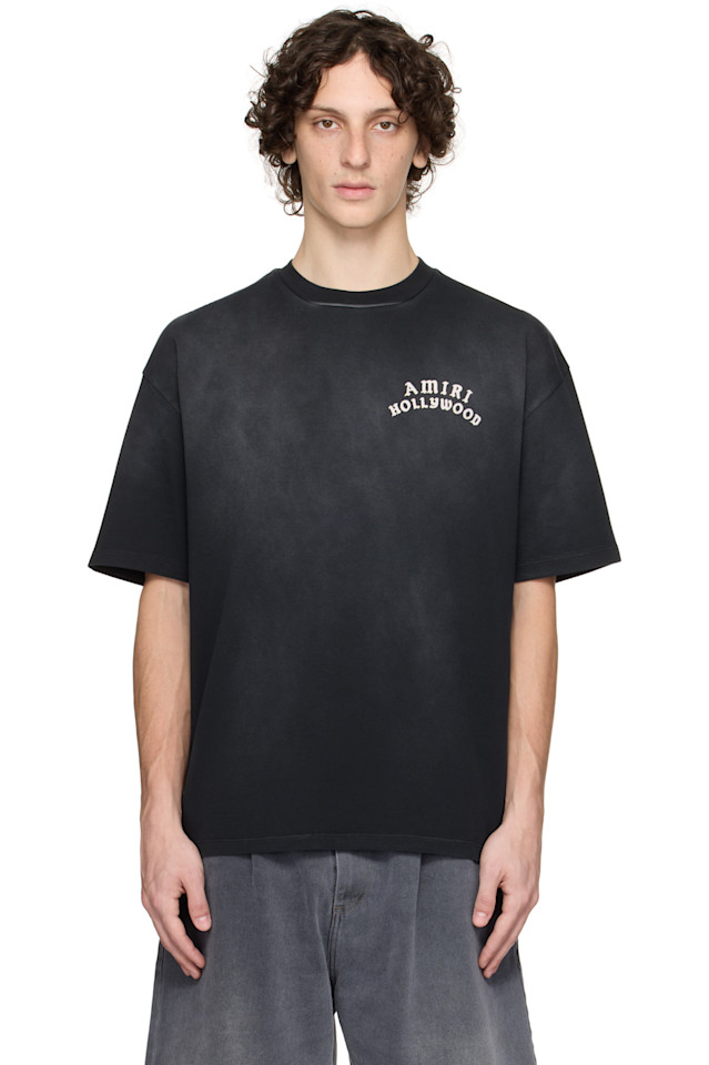 

Футболка oversize Amiri Hollywood Amiri, черный