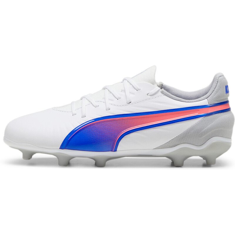 Футбольные бутсы для лужайки king match fg/ag jr Puma, белый — фото 4