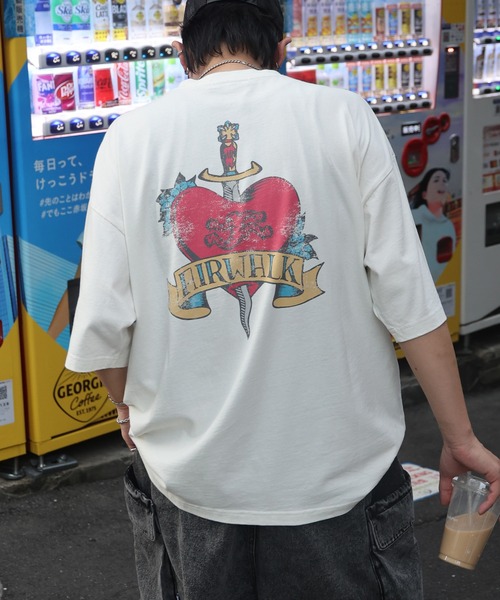 

Футболка с коротким рукавом, винтажная, жесткий крой AIRWALK, белый