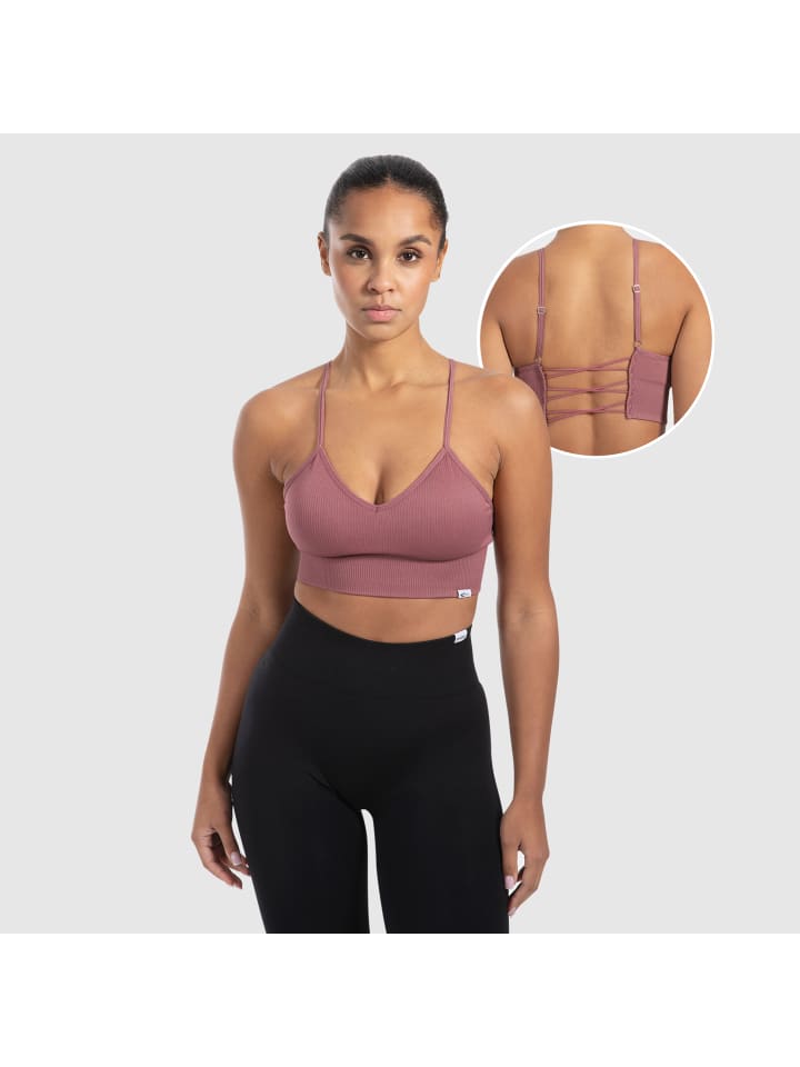 

SMILODOX Спортивный бюстгальтер Alma темно-розового цвета