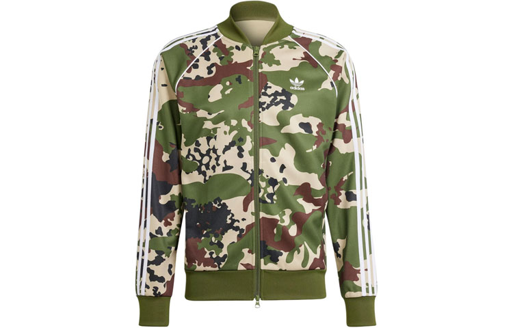 Куртка Adidas Originals Camo Sstr Track Top мужская Wild Pine — фото 2