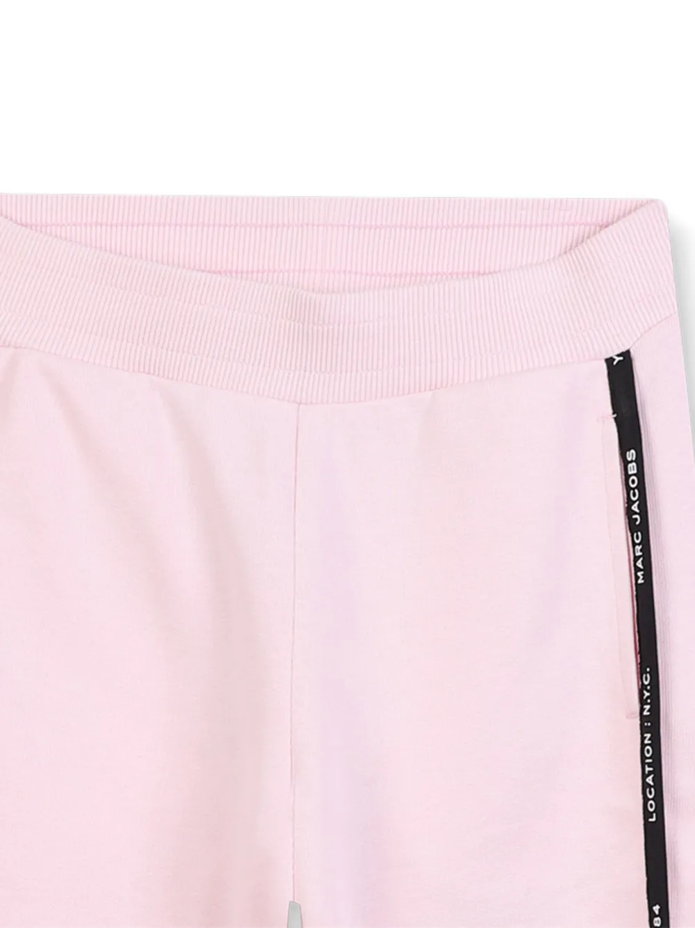Спортивные брюки из органического хлопка Marc Jacobs Kids, розовый — фото 2