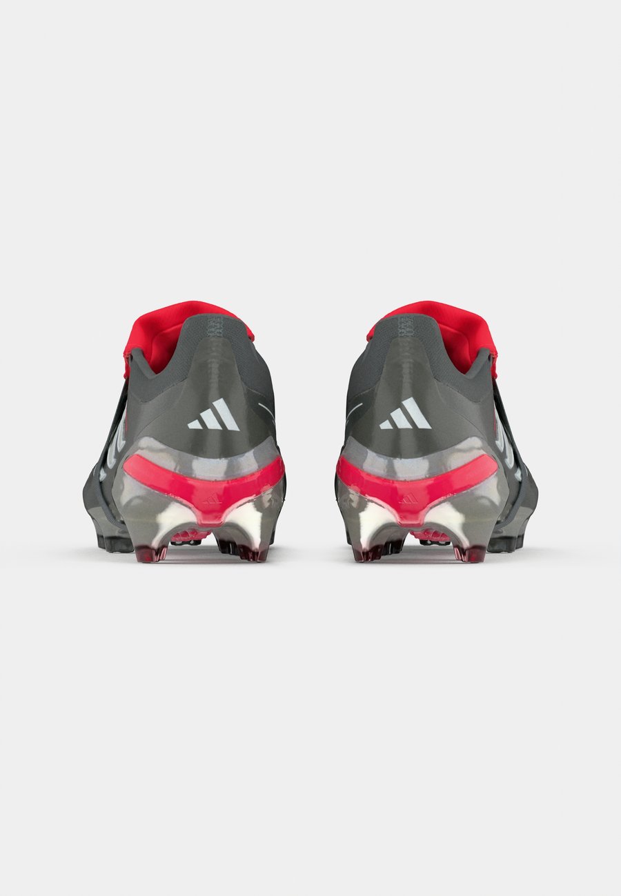 Кроссовки Adidas Performance PREDATOR PRO FOLD OVER TONGUE FIRM GROUND, Iron Metallic/Metallic/Lucid Red/Metallic Grey — фото 4