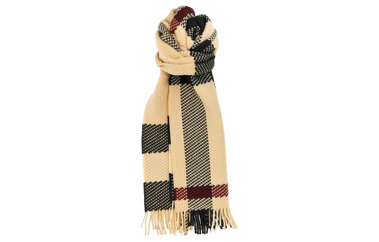 

Шерстяной шарф унисекс разноцветный Burberry
