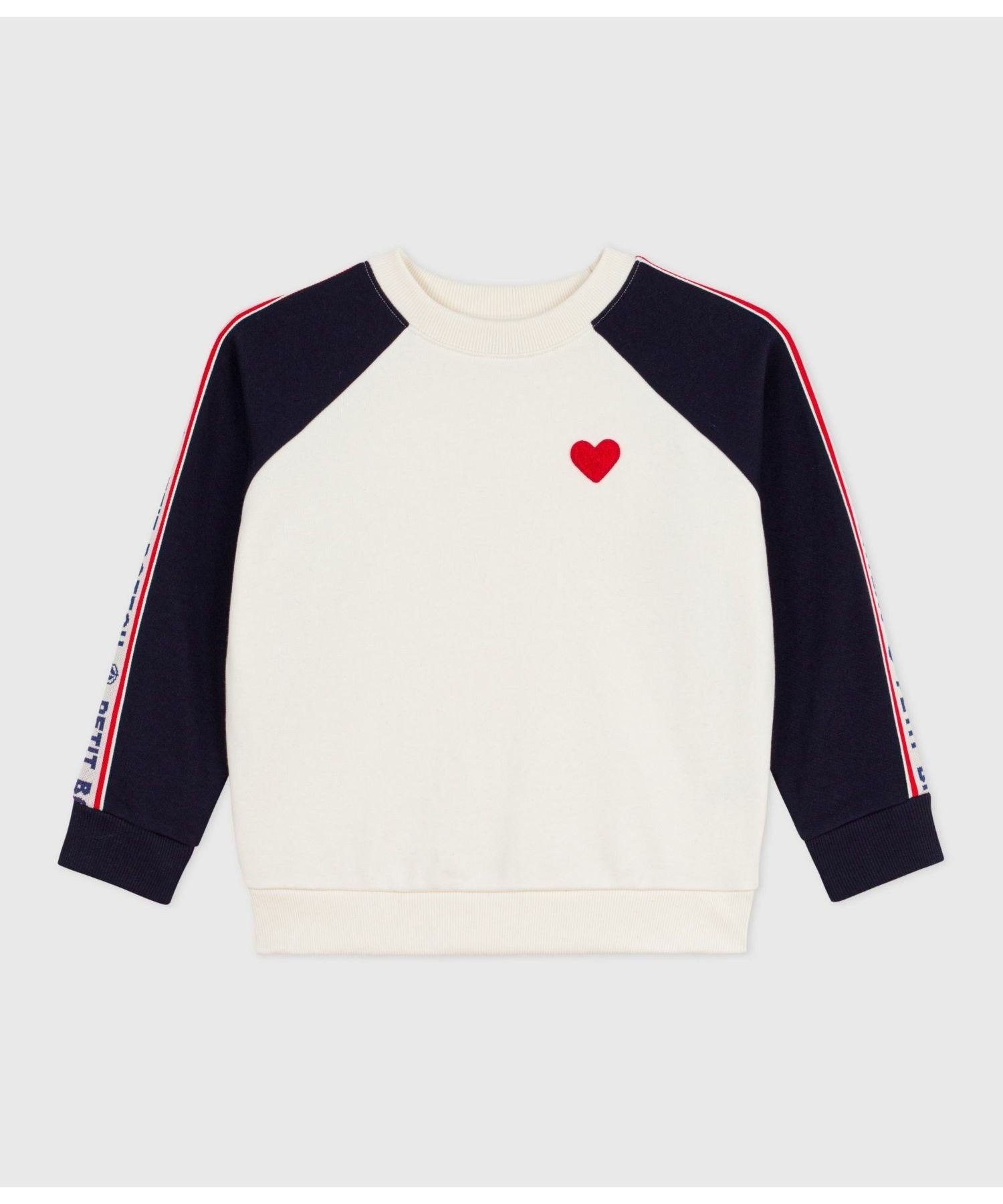 Пуловер из толстовки PETIT BATEAU, Off white — фото 4