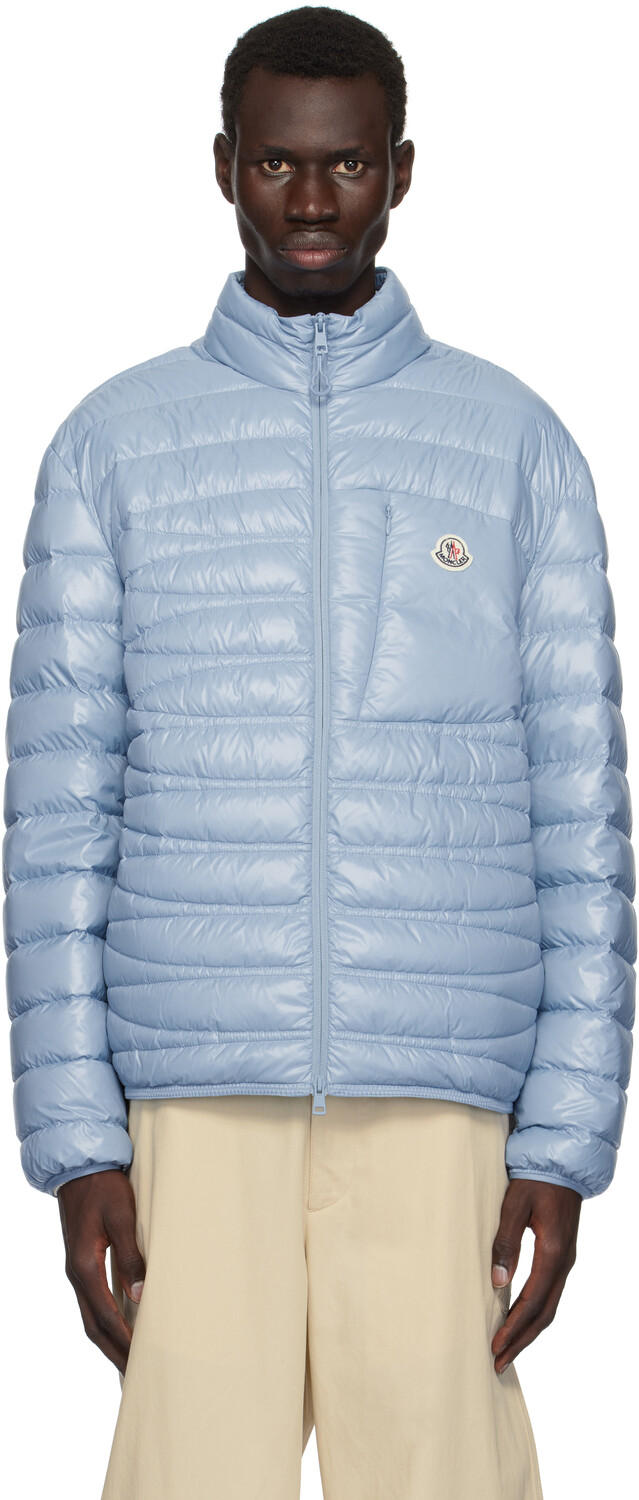 

Синий пуховик Leveche Moncler