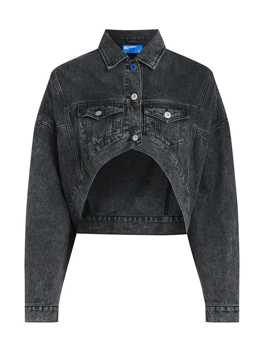 

Куртка межсезонная KARL LAGERFELD JEANS, черный деним