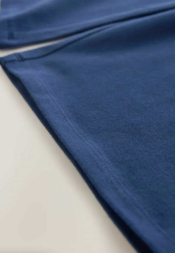 Брюки с широкими штанинами, стандартного кроя Next, Navy Blue — фото 3