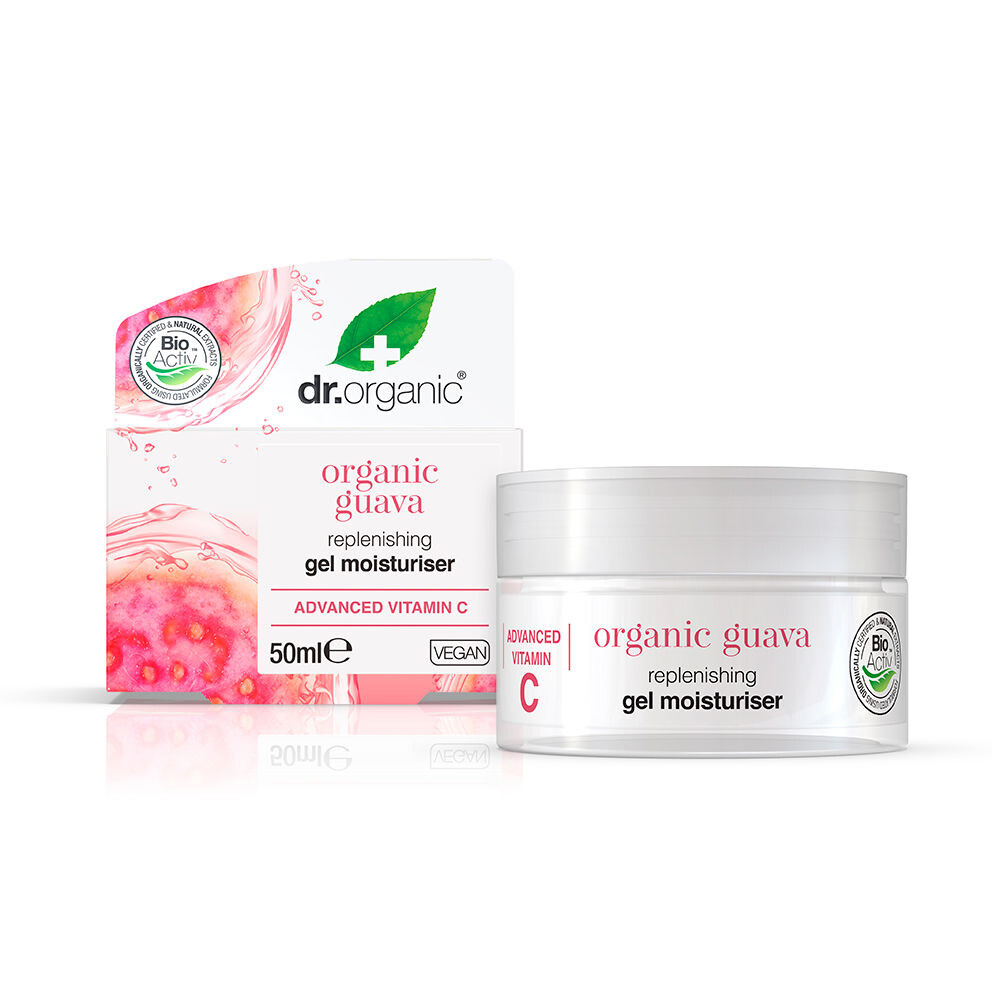 Крем для лица Dr. Organic — Увлажняющий для ухода за лицом Guayaba gel hidratante, 50 мл — фото 2