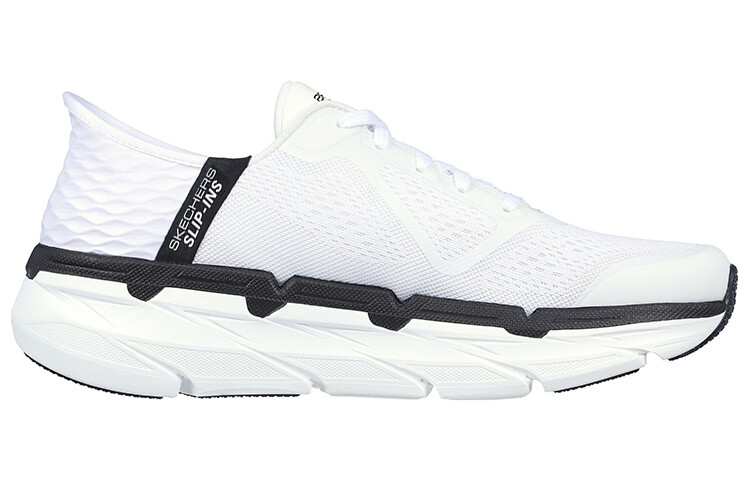 Кроссовки Skechers Lifestyle Shoes Men Low-top Black/white, белый — фото 2