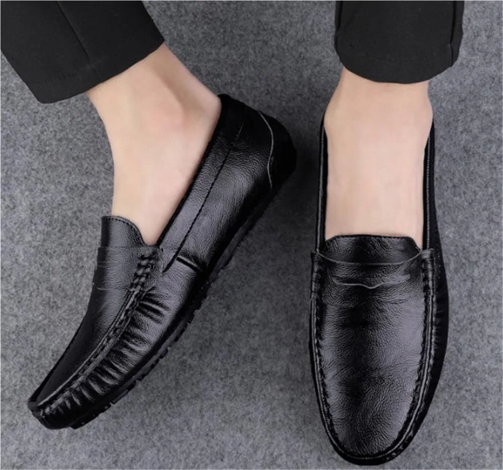 Лоферы кожаные Classic Leather, Black DHFIRUFSHLO — фото 3