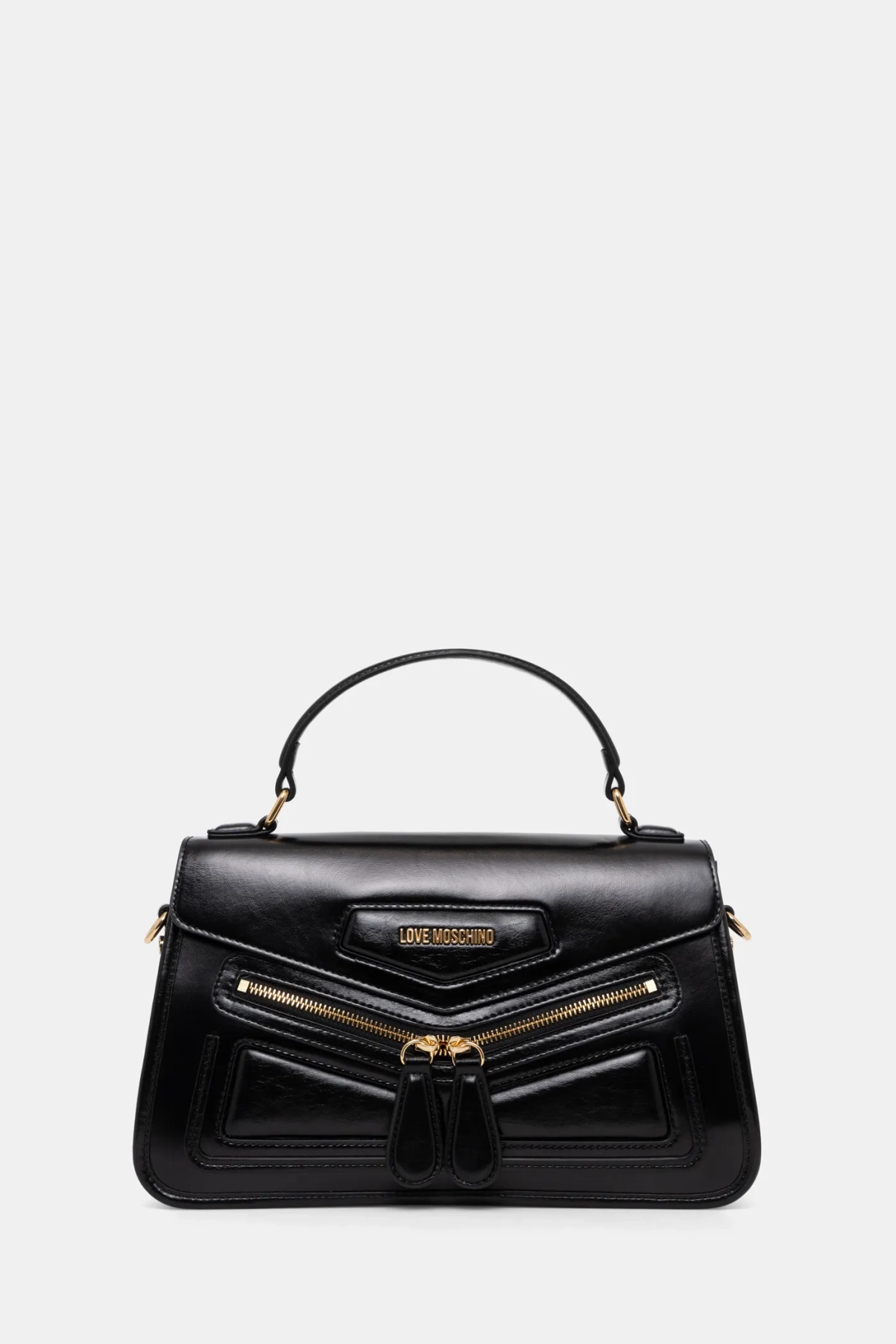 

Кожаная сумочка Love Moschino, черный