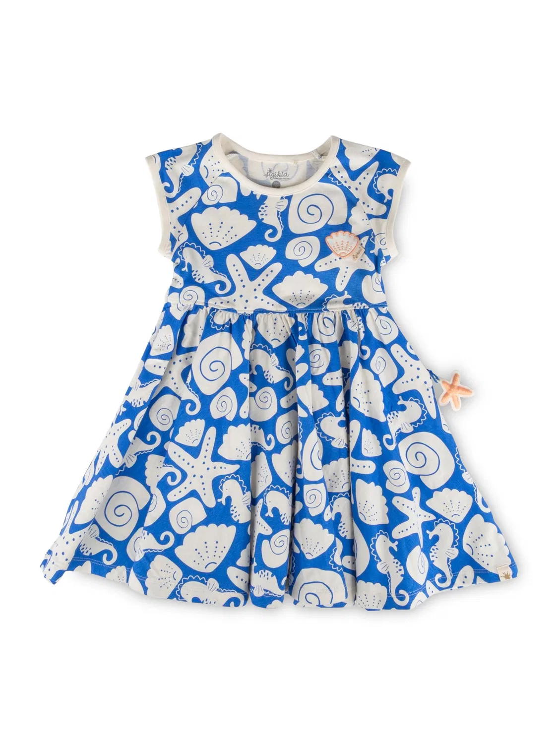 Платье Sigikid Kleid Sea You синего цвета