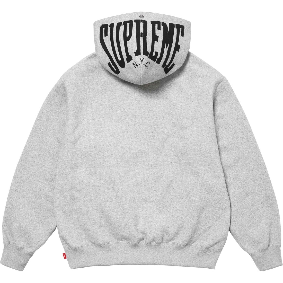 Толстовка с капюшоном Warm Up SS24 Supreme, светло-серый/серый — фото 4