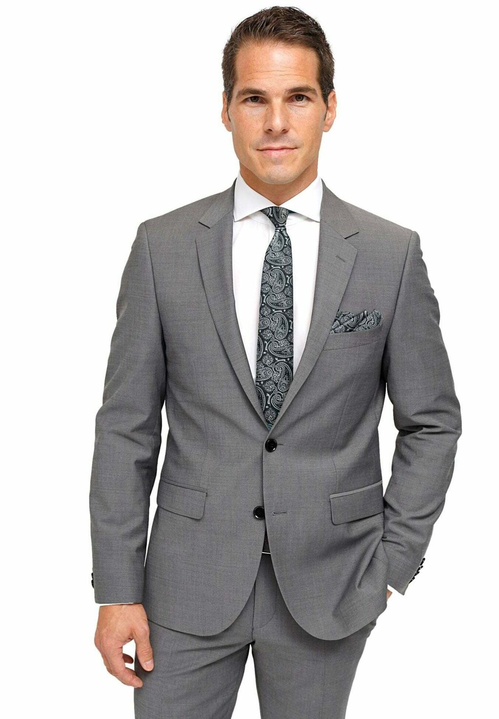 

Нагрудный платок 3-SET Gassani, цвет schwarz/silbe grau/hell grau/lichtgrau