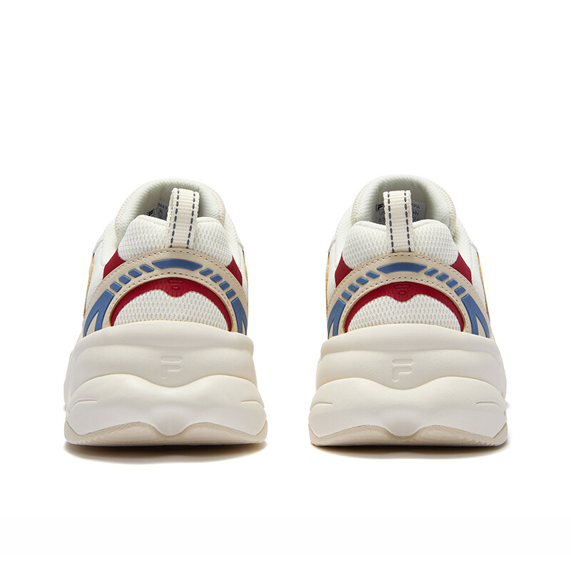 Кроссовки FILA FUSION Lifestyle Shoes Men Low-top First Snow White / Beige, бежевый — фото 3