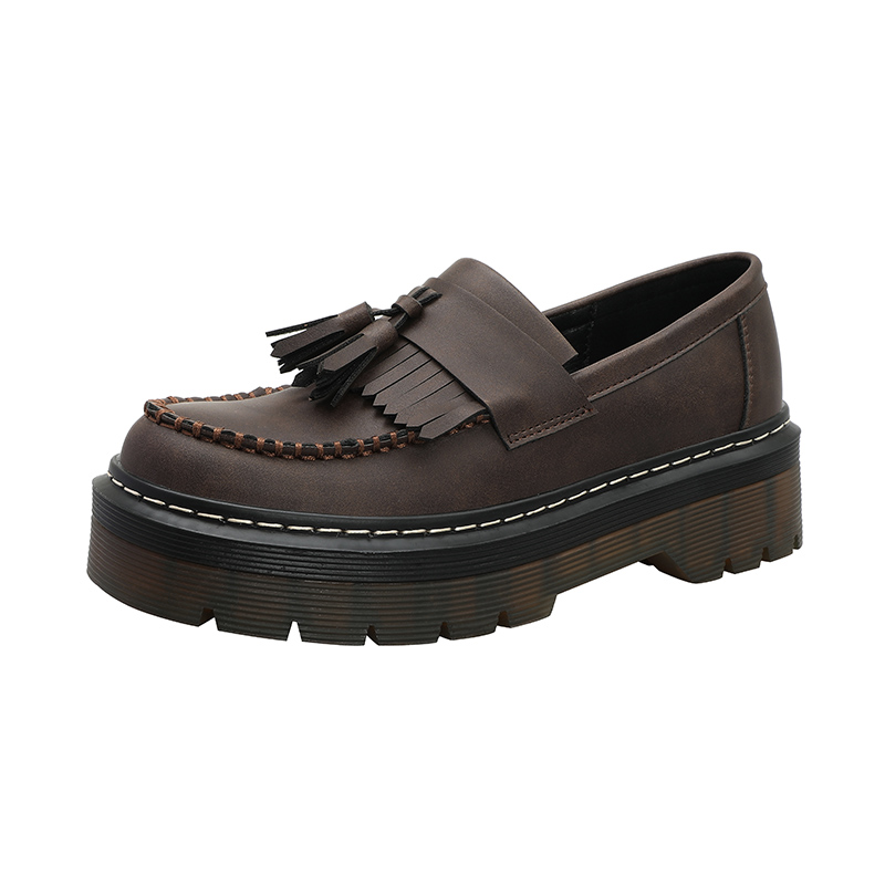 TATAYA Женские лоферы тёмно-коричневые, цвет Dark Brown