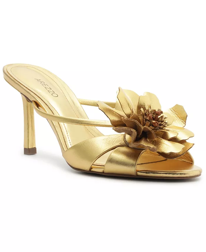 Женские сланцы Daisy Mid на шпильке Arezzo, золотой
