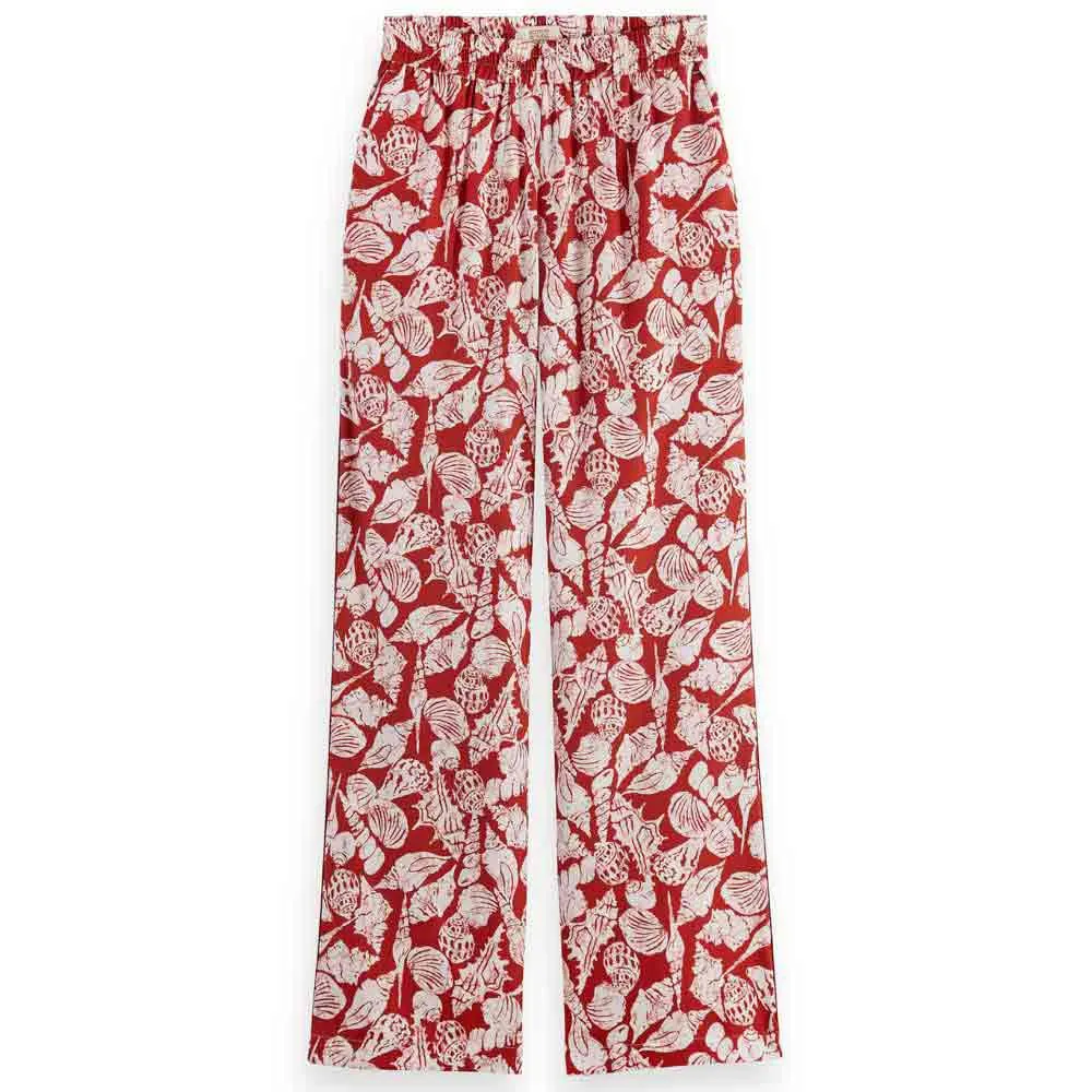 

Брюки Scotch & Soda Gia Shell Batik Printed, красный