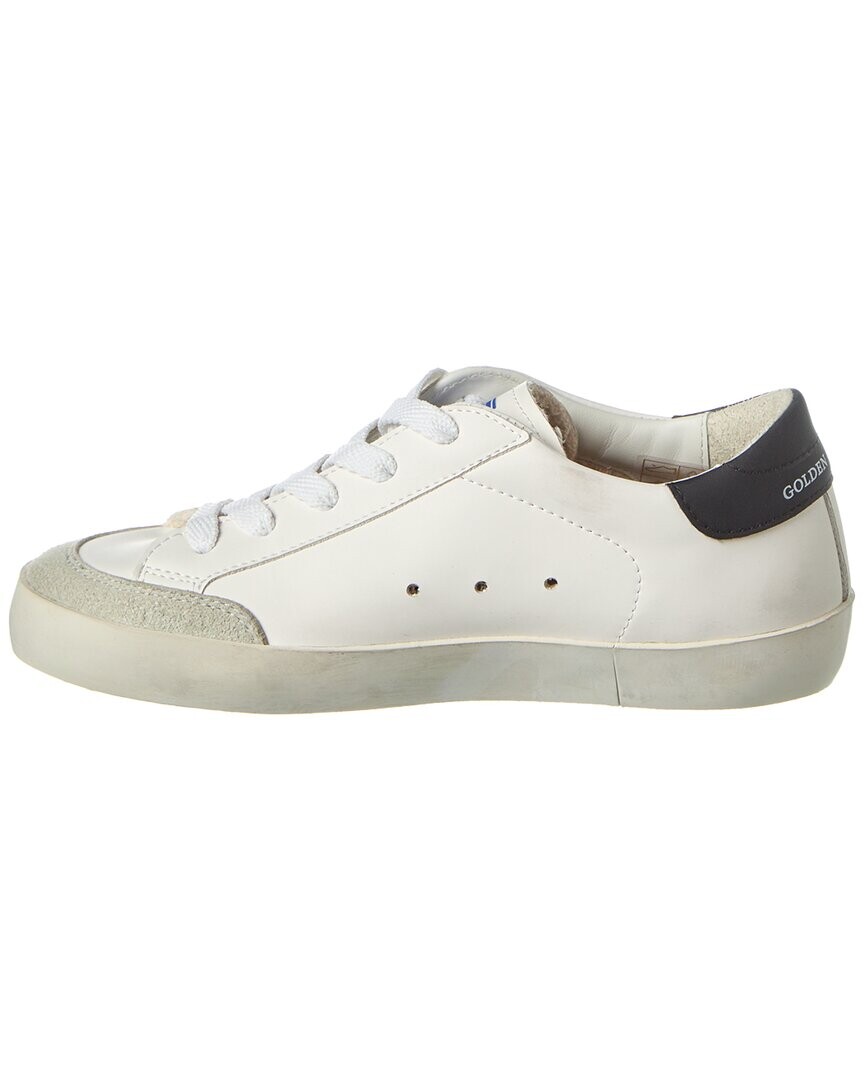 

Кроссовки Golden Goose Superstar из кожи и замши, белый